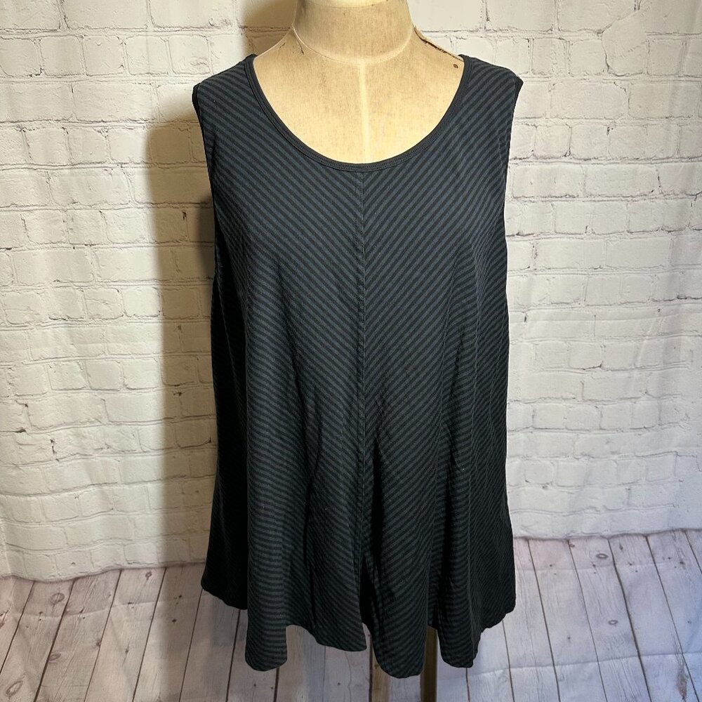 Kleen Size 3x black stripe tank top